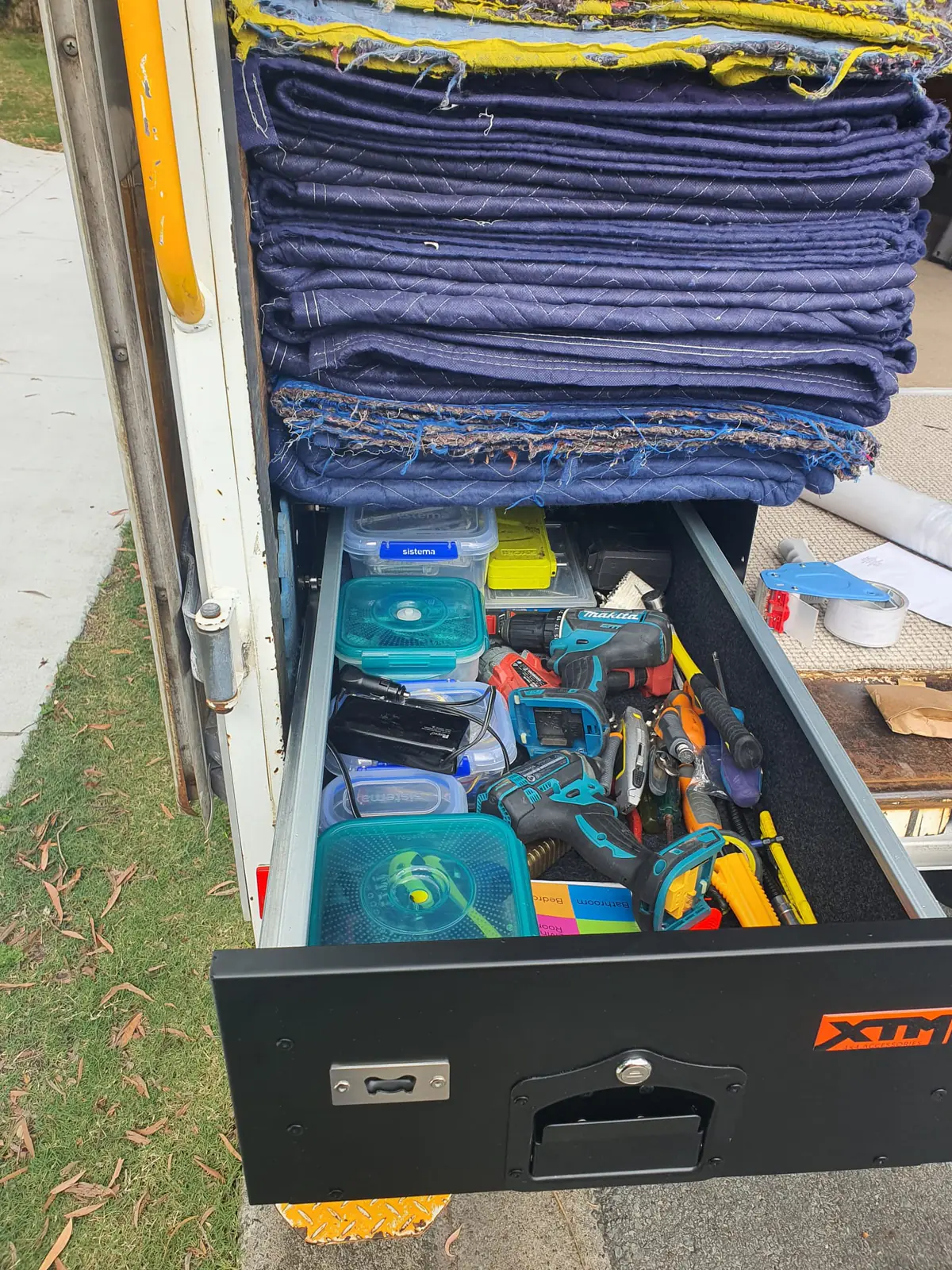 Moving equipment used by Nathan's General Transport